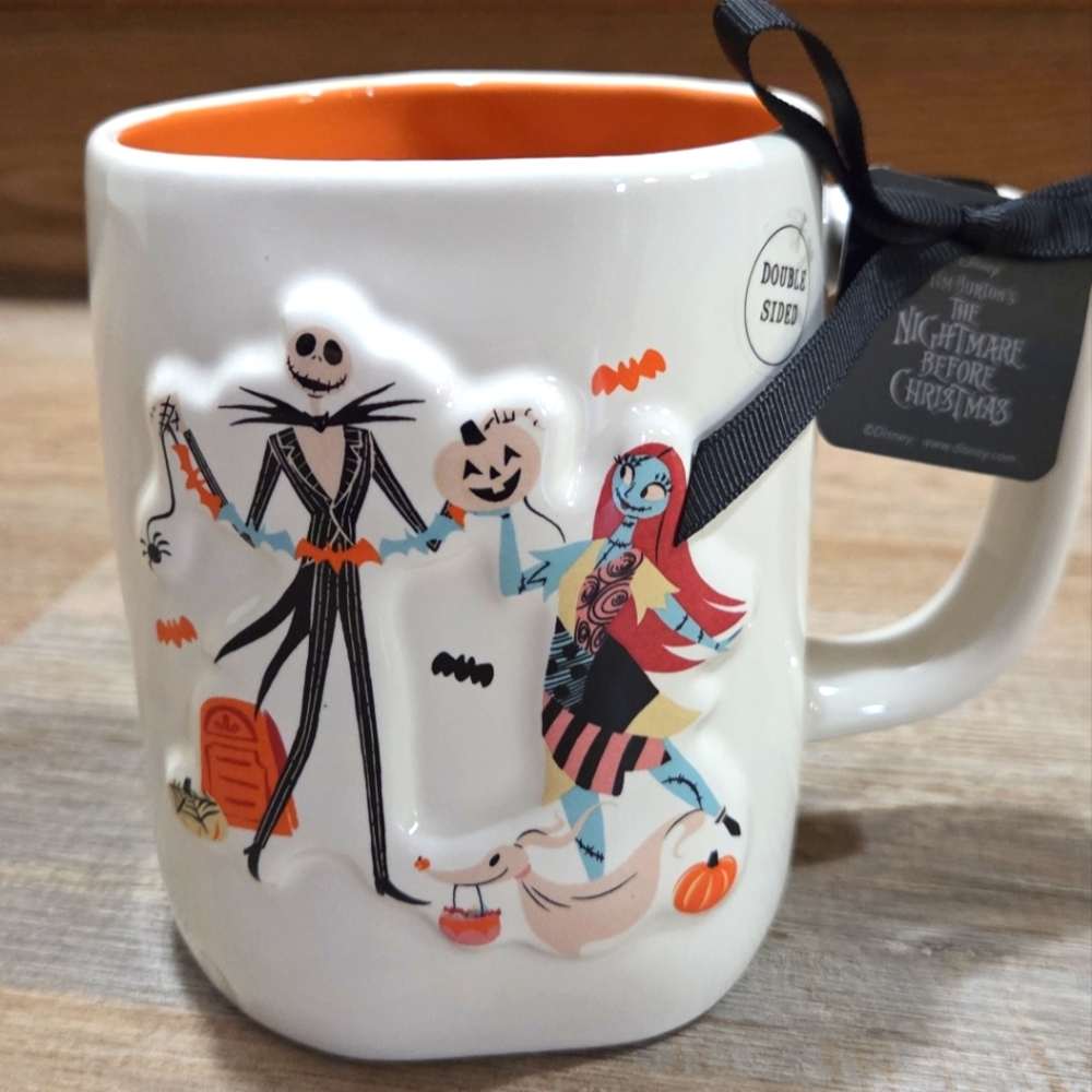 Rae Dunn Tim Burtons Jack And Sally Skellington Spooky Season Mug
